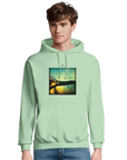 Harmonious - "Underwater Flight" Hoodie frozen green 3