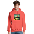 Harmonious - "Underwater Flight" Hoodie pop orange 3