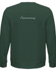 Harmonious - "Underwater Flight" Sweatshirt Bottle Green XS 35