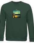 Harmonious - "Underwater Flight" Sweatshirt Bottle Green XS 34