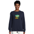 Harmonious - "Underwater Flight" Sweatshirt French Navy XS 5