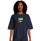Harmonious - "Underwater Flight" T-shirt French Navy XS 4