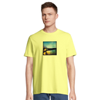 Harmonious - "Underwater Flight" T-shirt Light Yellow XS 4