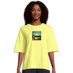 Harmonious - "Underwater Flight" T-shirt Light Yellow XS 4