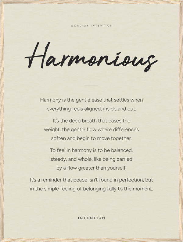 Harmonious