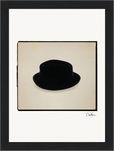 Hat On Framed print 13x18 cm / 5x7″ Black frame 36