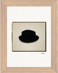 Hat On Framed print 13x18 cm / 5x7″ Wood frame 16