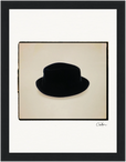 Hat On Framed print 15x20 cm / 6x8″ Black frame 37