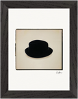 Hat On Framed print 15x20 cm / 6x8″ Black frame 27
