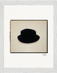Hat On Framed print 20x25 cm / 8x10″ White frame 8