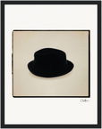 Hat On Framed print 27x35 cm / 11x14″ Black frame 39