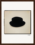 Hat On Framed print 27x35 cm / 11x14″ Dark wood frame 29