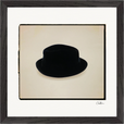 Hat On Framed print 30x30 cm / 12x12″ Black frame 30