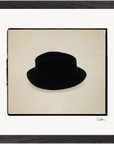 Hat On Framed print 30x30 cm / 12x12″ Black frame 30
