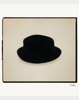 Hat On Framed print 30x30 cm / 12x12″ White frame 10