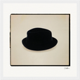 Hat On Framed print 30x30 cm / 12x12″ White frame 10