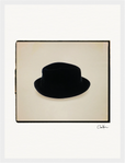 Hat On Framed print 30x40 cm / 12x16″ White frame 11