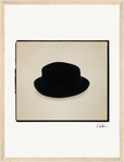 Hat On Framed print 30x40 cm / 12x16″ Wood frame 21