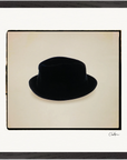 Hat On Framed print 40x40 cm / 16x16″ Black frame 31