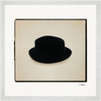 Hat On Framed print 40x40 cm / 16x16″ White frame 11