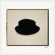 Hat On Framed print 40x40 cm / 16x16″ White frame 12