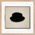 Hat On Framed print 40x40 cm / 16x16″ Wood frame 21