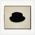 Hat On Framed print 50x50 cm / 20x20″ White frame 13