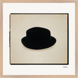 Hat On Framed print 50x50 cm / 20x20″ Wood frame 23