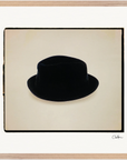 Hat On Framed print 50x50 cm / 20x20″ Wood frame 23
