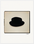 Hat On Framed print 60x80 cm / 24x32″ White frame 14