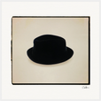 Hat On Framed print 70x70 cm / 28x28″ White frame 15