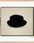 Hat On Framed print 70x70 cm / 28x28″ Wood frame 25