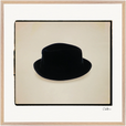 Hat On Framed print 70x70 cm / 28x28″ Wood frame 25