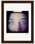 Have a Looksie Framed print 13x18 cm / 5x7″ Dark wood frame 33