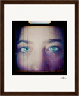 Have a Looksie Framed print 20x25 cm / 8x10″ Dark wood frame 29