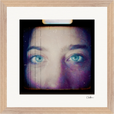 Have a Looksie Framed print 30x30 cm / 12x12″ Wood frame 23