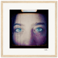 Have a Looksie Framed print 30x30 cm / 12x12″ Wood frame 27