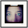 Have a Looksie Framed print 40x40 cm / 16x16″ Black frame 44