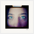 Have a Looksie Framed print 40x40 cm / 16x16″ White frame 12