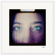 Have a Looksie Framed print 40x40 cm / 16x16″ White frame 12