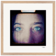 Have a Looksie Framed print 40x40 cm / 16x16″ Wood frame 22