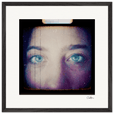 Have a Looksie Framed print 50x50 cm / 20x20″ Black frame 31