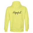 Hopeful - "A Dreamer’s Strength" Hoodie Light Yellow 2
