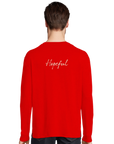 Hopeful - "A Dreamer’s Strength" Long sleeve Bright Red XS 23