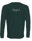 Hopeful - "A Dreamer’s Strength" Long sleeve green empire XS 9