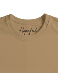 Hopeful - "A Dreamer’s Strength" T-shirt dark beige XS 2