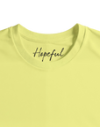 Hopeful - "A Dreamer’s Strength" T-shirt Light Yellow XS 17