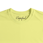 Hopeful - "A Dreamer’s Strength" T-shirt Light Yellow XS 2