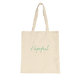 Hopeful - "A Dreamer’s Strength" Tote Bag Natural 2