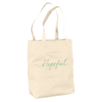 Hopeful - "A Dreamer’s Strength" Tote Bag Natural 3